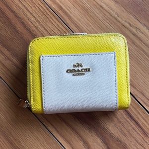 authentic coach wallet